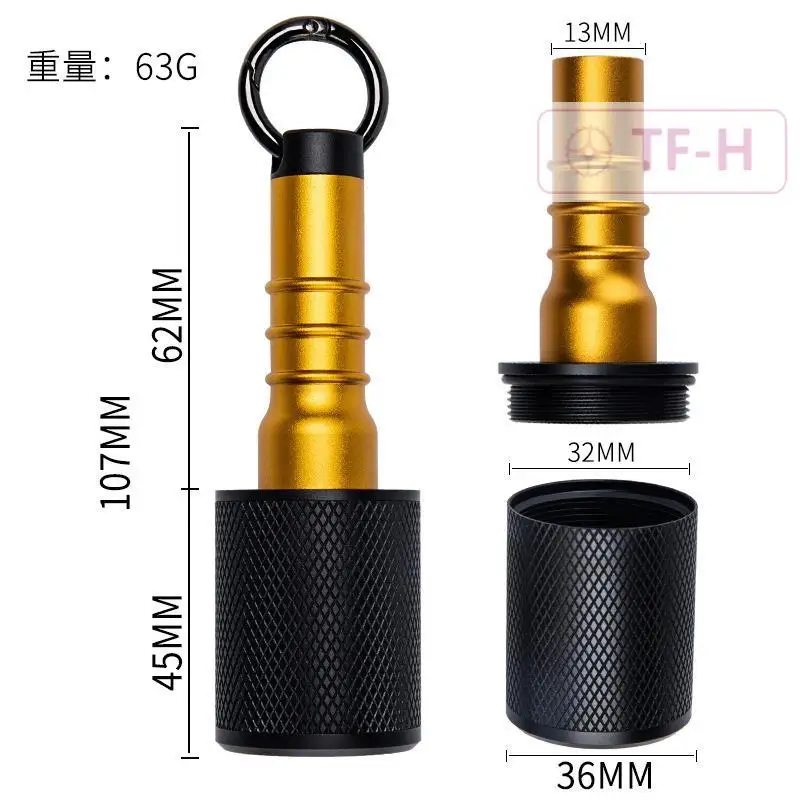 Водонепроницаемый большой контейнер из алюминиевого сплава герметичный чехол