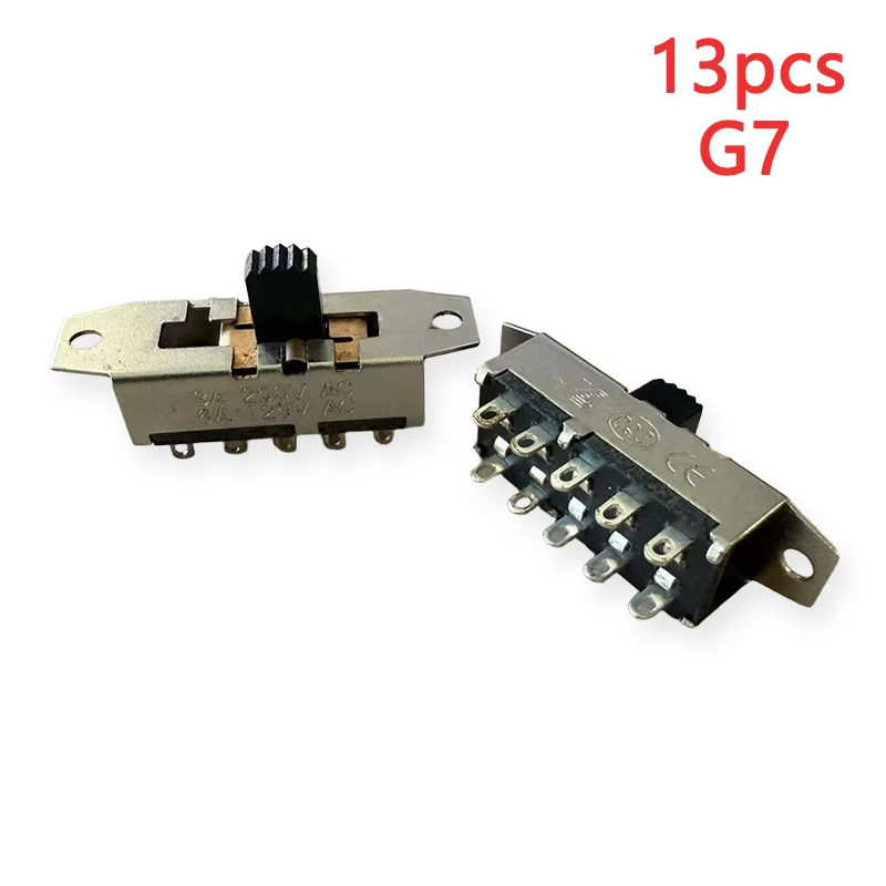 

10 шт. Скользящий переключатель SS-24H06 3A 250VAC