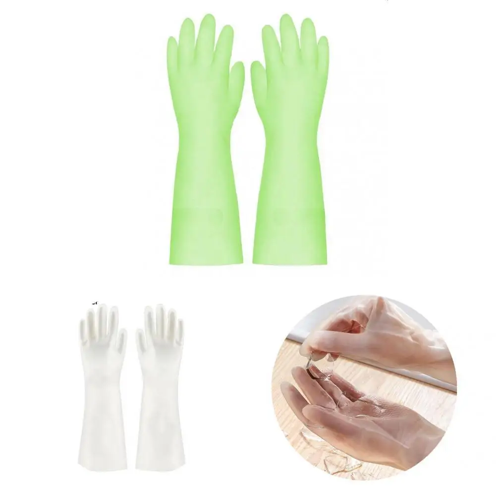 

1 Pair Cleaning Gloves Great Long Lasting Eco-friendly for Restaurant Utility Gloves Dishwashing Gloves