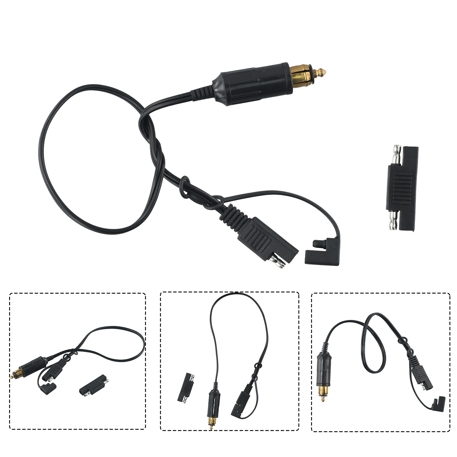

Adapter Cable Motorcycle Charger Battery Chargers Battery Management For Device Charging GPS And Tire Inflation