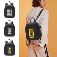 women small backpack for women fashion school bag phrase series everyday backpacks travel bags mobile phone shopping organizer