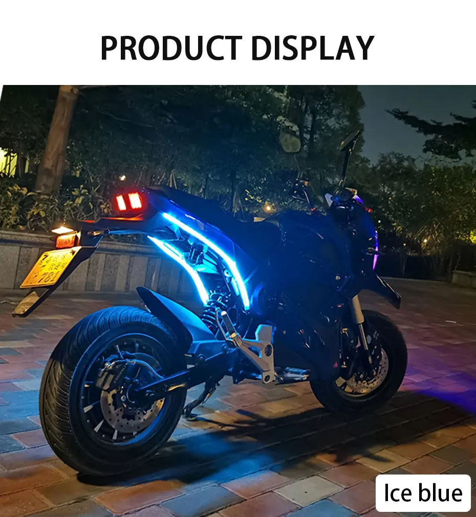 

Flexible Motorcycle Led Light Strip 30/45/60cm Flexible Motorcycle Turn Signal Lights LED Flowing Turn Signal Light Waterproof