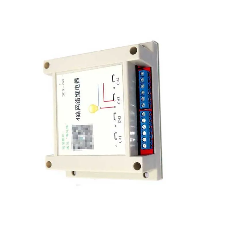 Сетевой коммутатор с 4 реле Ethernet сетевой задержкой модульный контроллер tcpudp
