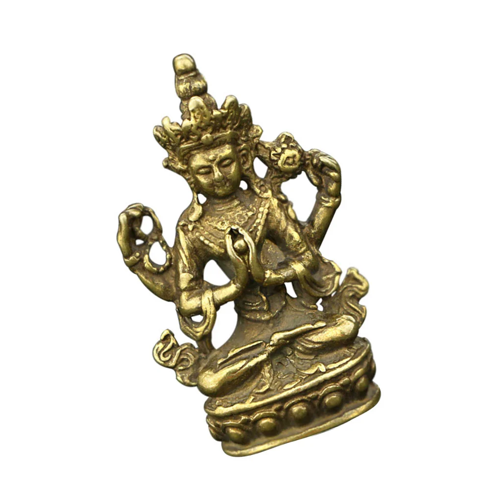 

Statue Sculpture Guanyin Quan Figurines Decoration Figurine Ornament Mercy Goddess Avalokitesvara Luck Good Chinese Prosperity