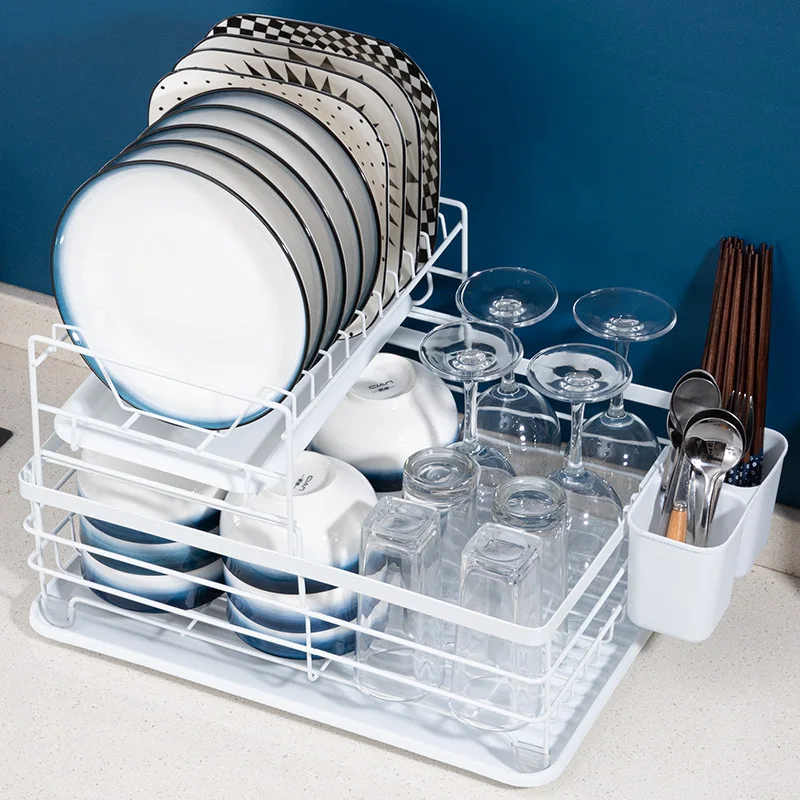 

Dishes storage rack countertops put chopsticks dishes drain racks dishes racks Dish Drying Rack with Drainboard Drainer