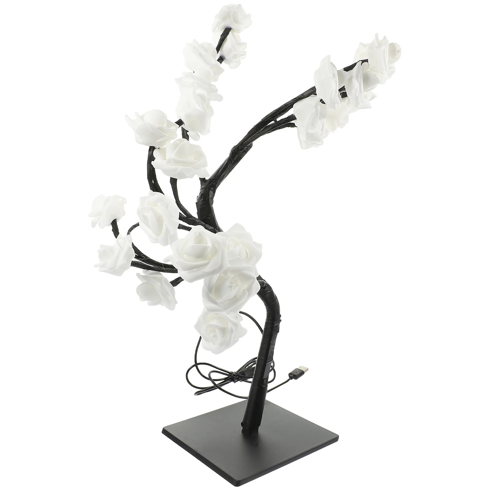 

Rose Tree Lights LED Lamp Night Desk Bedside Unique Lamps Trees Decor Indoor Bedroom
