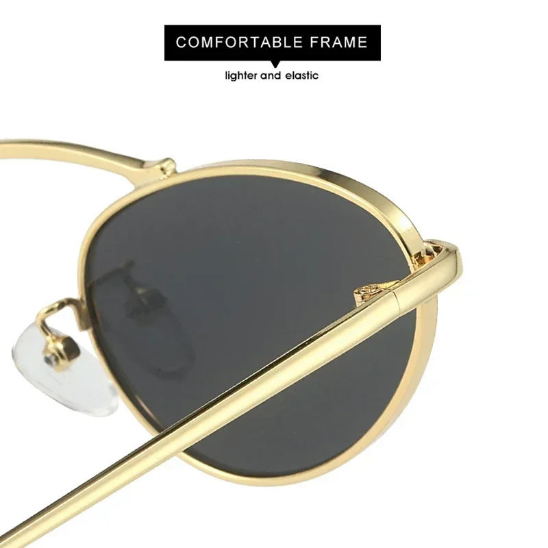 Женские винтажные солнцезащитные очки с металлической оправой кошачий глаз