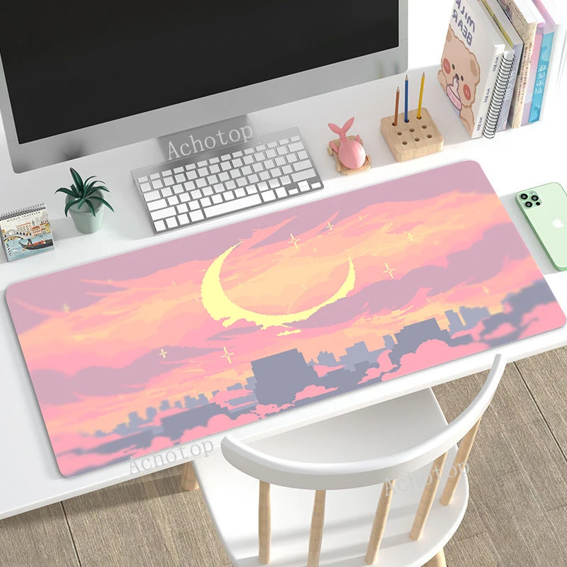 

Kawaii Large Mousepad Game Mouse Pad Gamer Big Mouse Mat PC Computer XXL Mouse Carpet Cute Mause Pad Keyboard Desk Mat