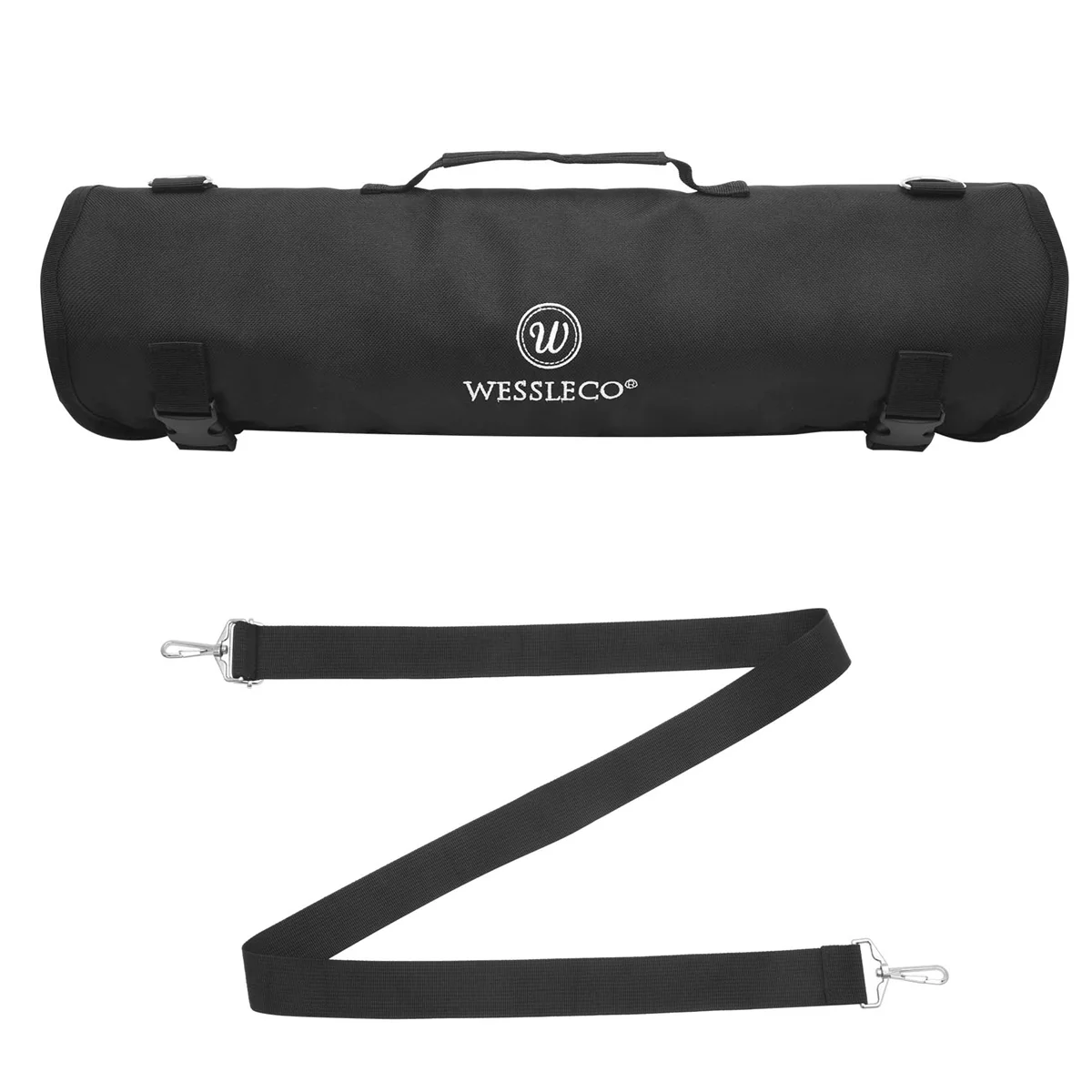 Сумка для ножей WESSLECO нейлоновая сумка рулонов шеф-повара с 8 карманами кухонных