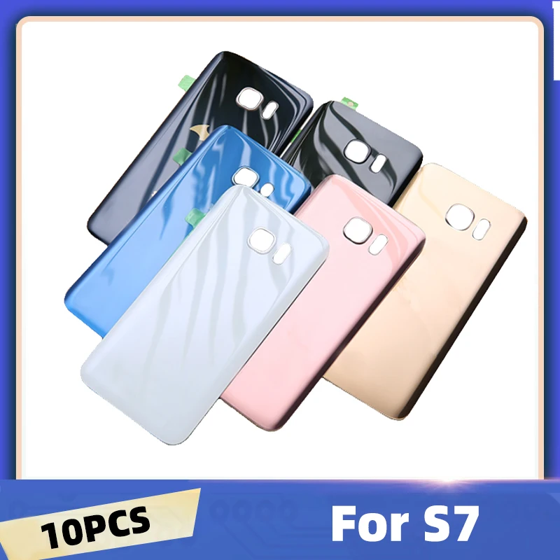 

10Pcs/lot For Samsung Galaxy S7 G930 G930F G930FD SM-G390F Housing Battery Cover Back Cover Case Rear Door Chassis IMEI