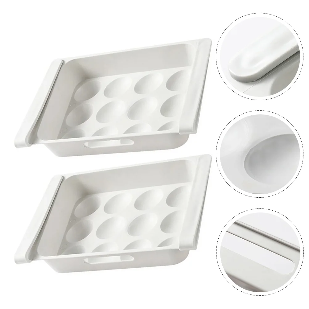 

Egg Drawer Fridge Refrigerator Organizerstoragefreezer Cabinet Container Holder Box Binshelf Boxes Multi Tray Baskets Saver