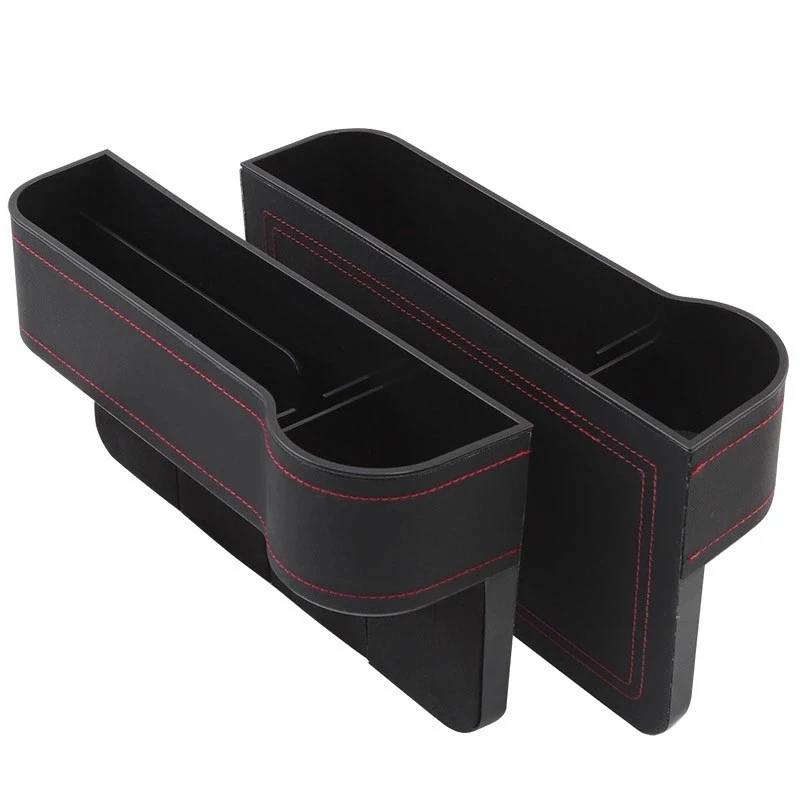 

Car Seat Organizer Crevice Storage Box PU Leather Car Cup Holder Seat Gap Slit Pocket Catcher Organizer Interior Accessories