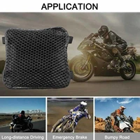 motorcycle cushion cover 3d mesh protector insulation breathable motorbike non slip adjustable mat pad cushion me g1r3