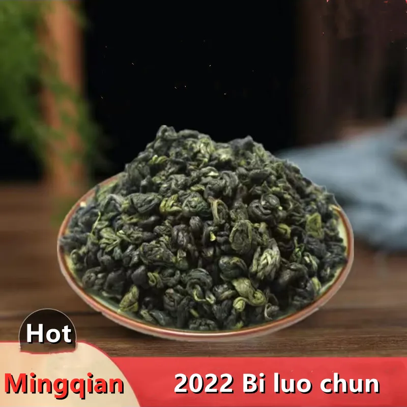 

2022 Китайский зеленый чай Bi-luo-chun, настоящий органический новый зеленый чай для ранней весны для потери веса, забота о здоровье