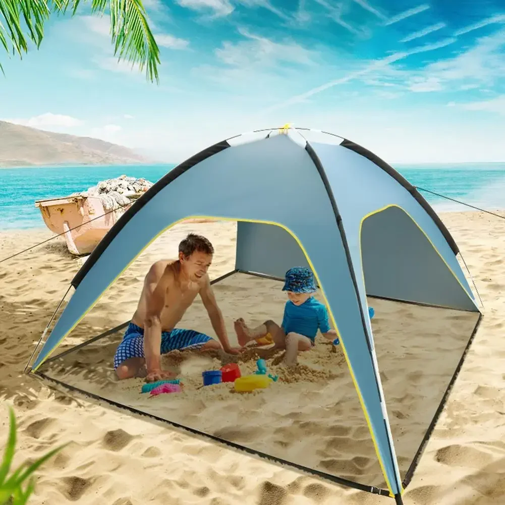Фото Th Tente ventilée camping familleal, abri solaire extérieur, tentes plage, auvent étanche, монтажная корпоративная технология, №1