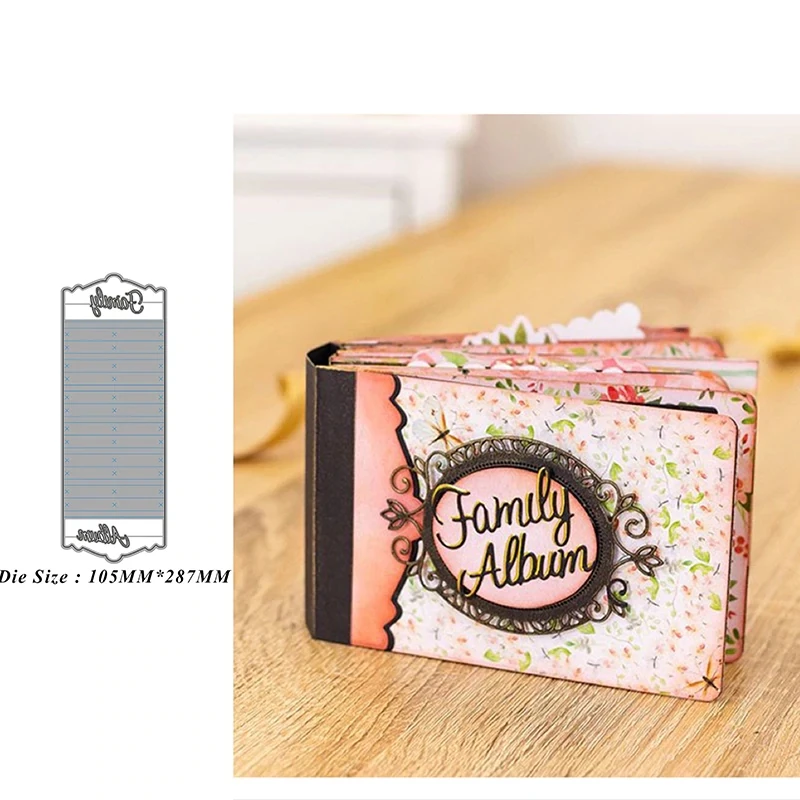 

Loose-leaf Frame Die Metal Cutting Dies For DIY Scrapbooking Album Paper Cards Crafts Embossing Die Handicrafts Embossing Mold