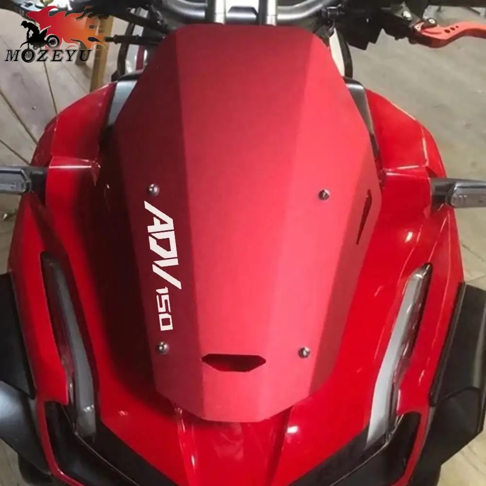 

ADV150 Motorcycle Accessories Windshield Windscreen Wind Screen Extention Kit For Honda ADV-150 ADV 150 2019 2020 2021 2022