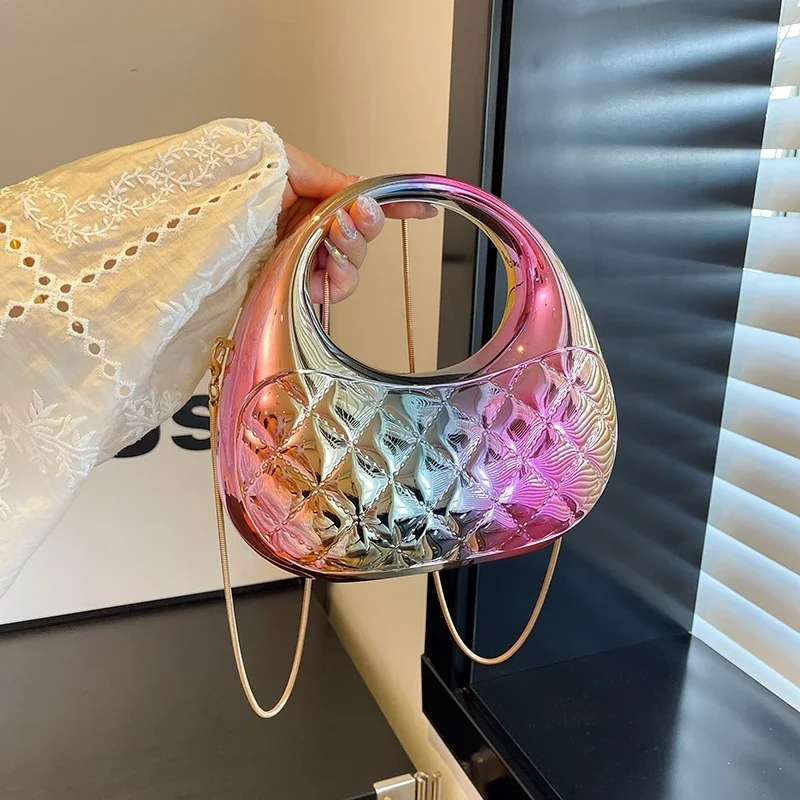 Новые роскошные вечерние сумки для элегантных женщин золотой клатч с