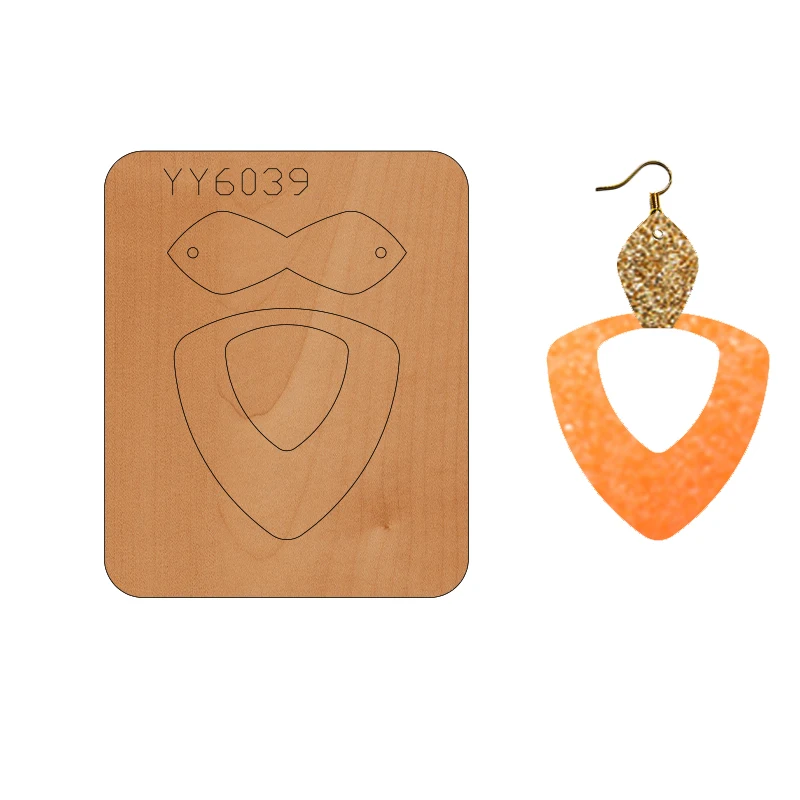 

Earring mold knife model YY6039 is suitable for all cutting machines on the market die cuts