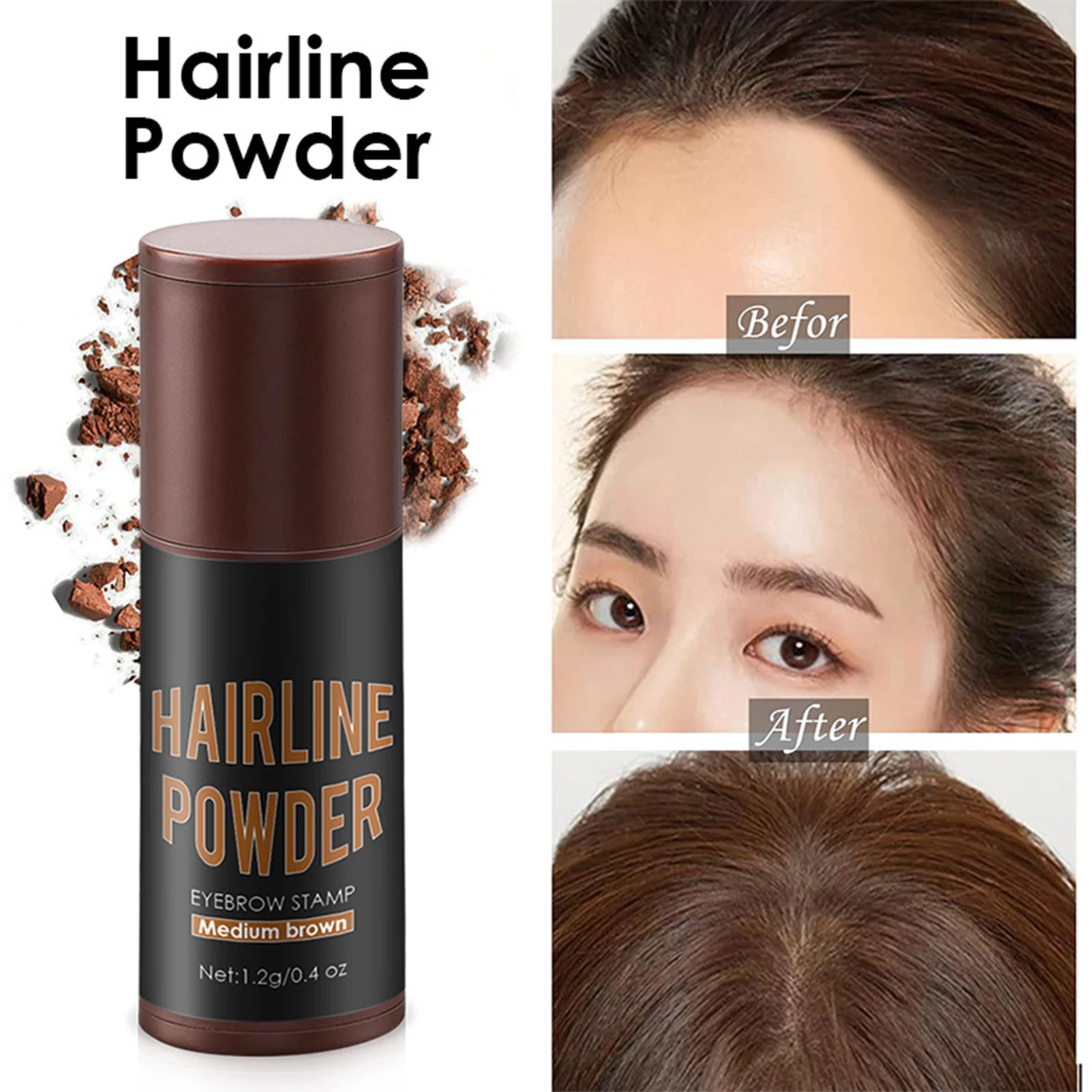 

Пудра Hairline, водостойкая пудра для волос для женщин и мужчин