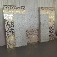 beautiful design artificial flower wedding backdrop stand banquet backdrops for wedding events