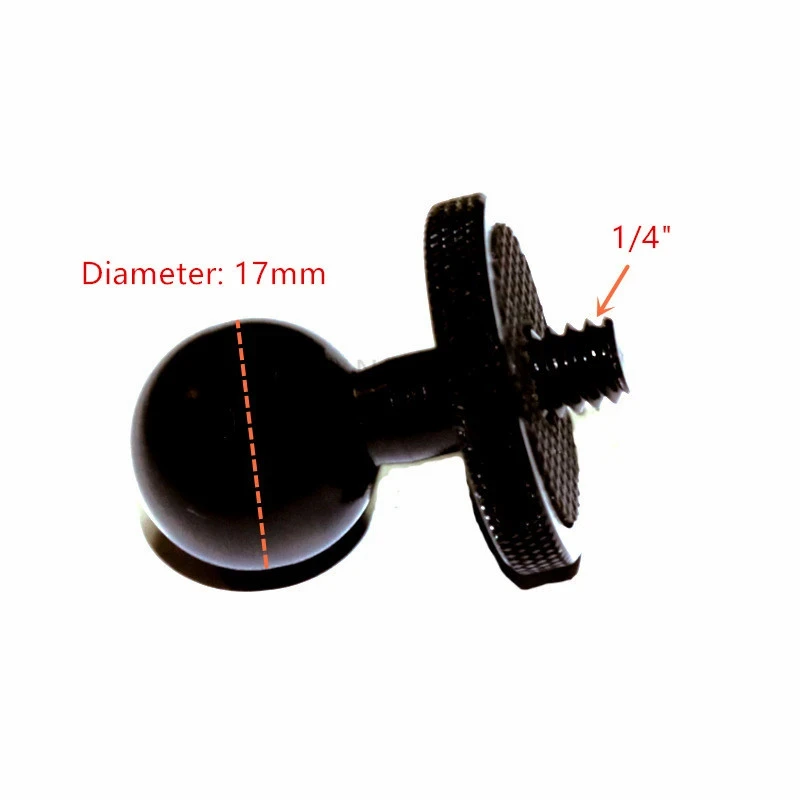 17 мм шаровая Головка с двойной розеткой монтажное основание рельсовая ручка