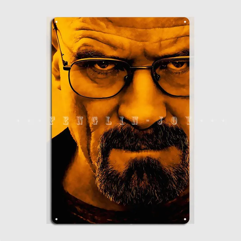 

Heisenberg Poster Metal Plaque Club Home Pub Garage Retro Plaques Tin Sign Posters