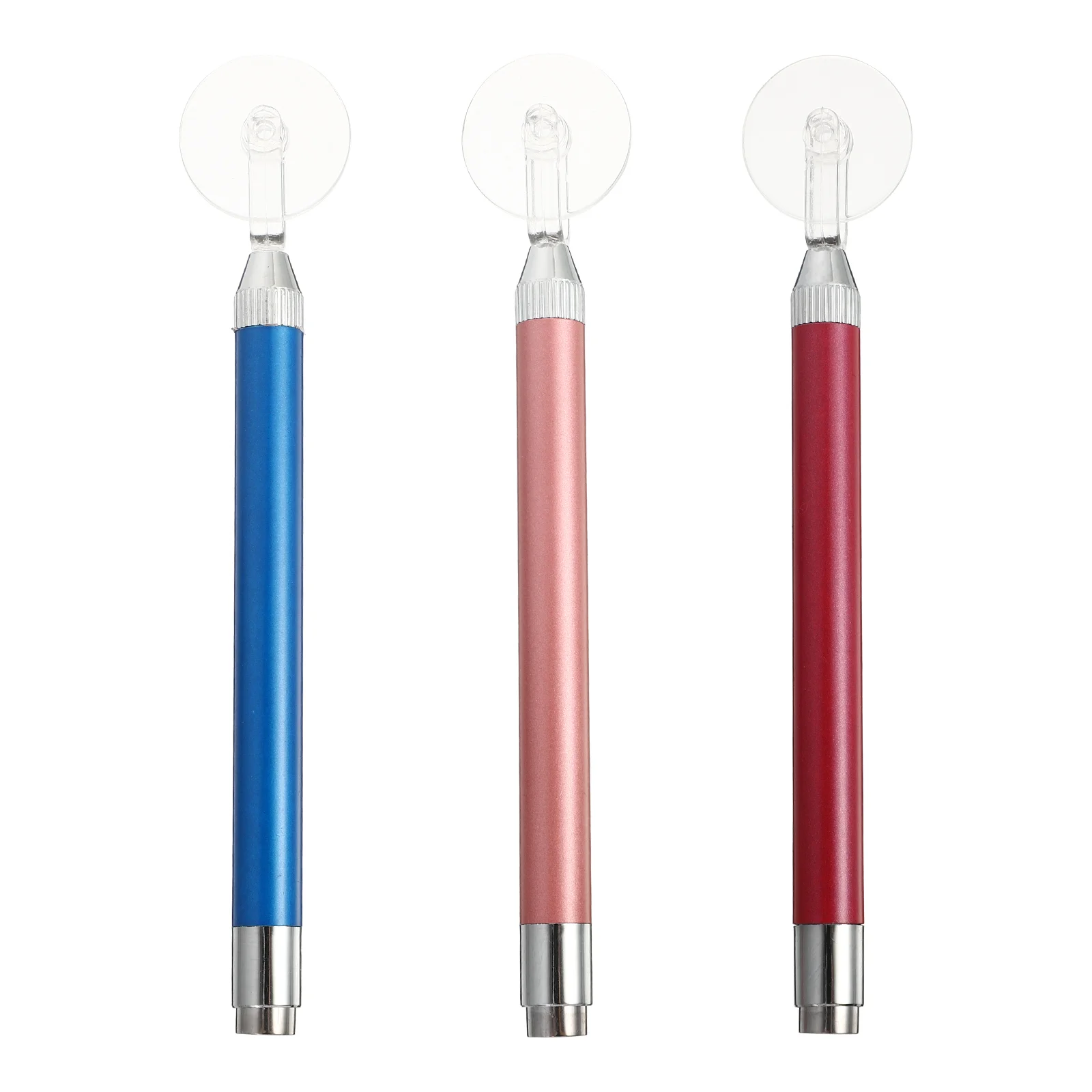 

3 Pcs Point Drill Wheel Picture Pen Rhinestone DIY Nails Rhinestones Alloy Luminous Pointing Tools
