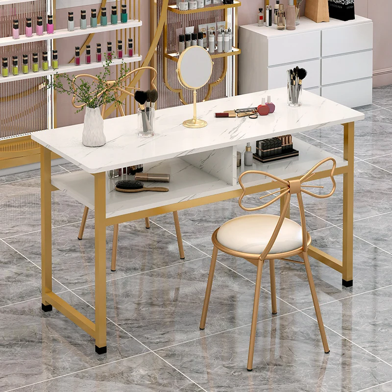 

Pedicure Manicure Table Professional Women Aesthetic Nail Desk Designer Manicurist Mesa Manicura Nail Bar Furniture LJ50MT