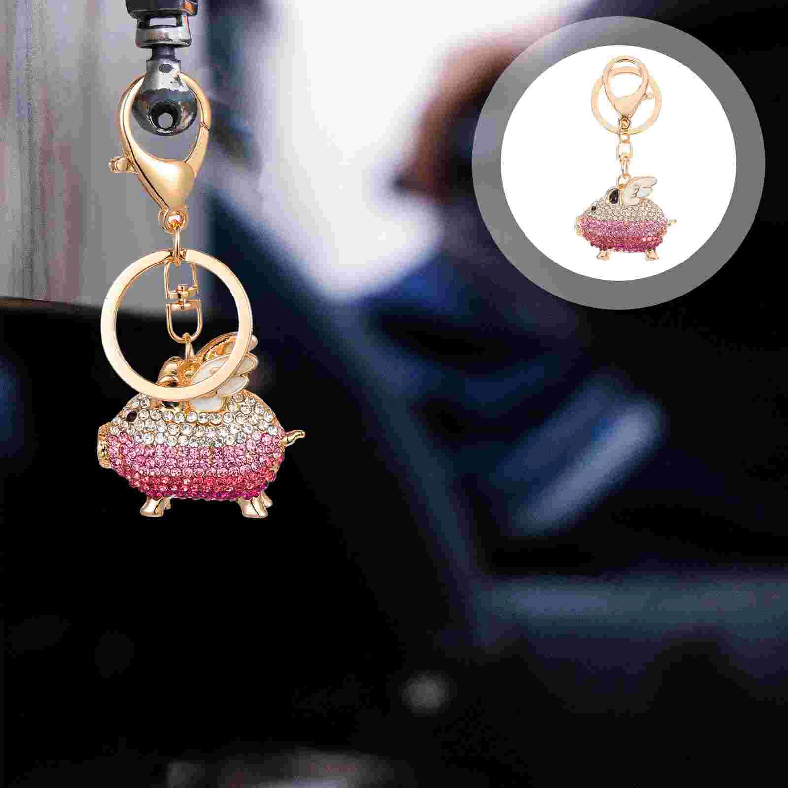 

Decorative Shaped Keychain Pendant Zinc Alloy Key Ring Bags Hanging Pendant