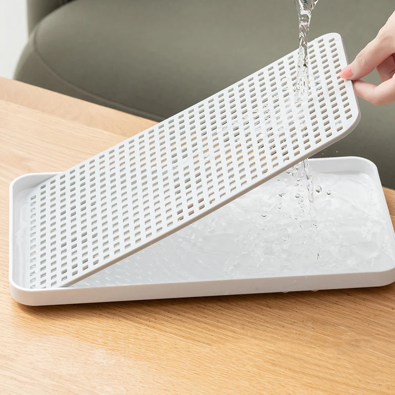 Двухслойная Съемная сушилка лоток Thanstar сливная тарелка для овощей и фруктов