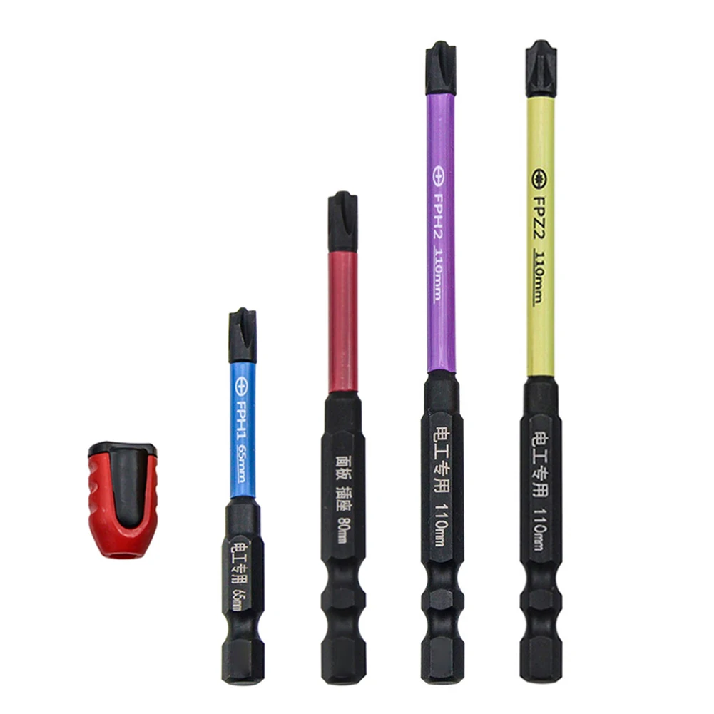 5 шт./набор, отвертки с магнитным кольцом, 65-110 мм