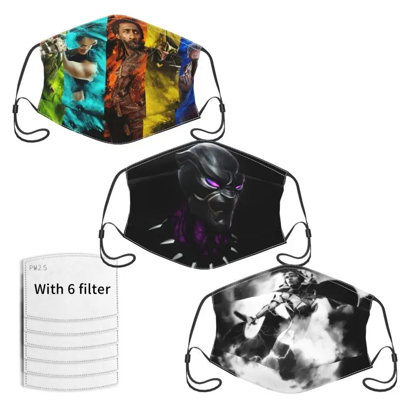 

Маска для взрослых с мультяшным принтом Диснея, маска от солнца для спорта на открытом воздухе, Пылезащитная маска с фильтром, моющаяся, рег...