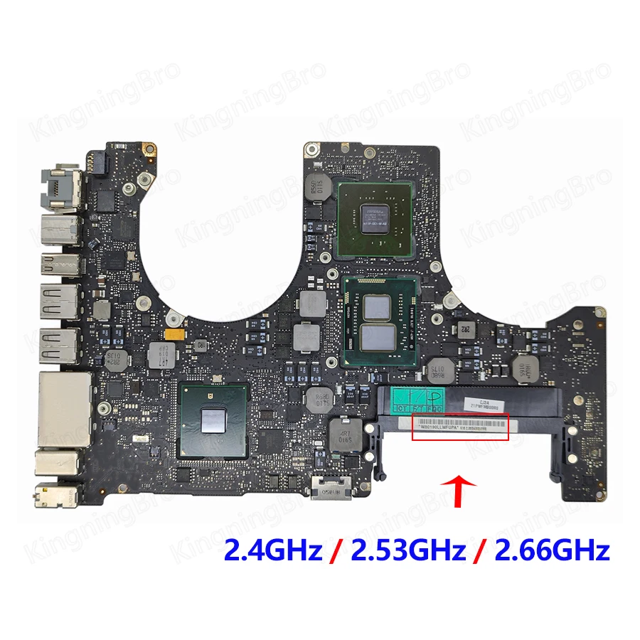 Материнская плата A1286 2010 820-2850-A для Macbook Pro 15 &quotA1286 логическая ЦП i5 2 4 ГГц 53 i7 66 |