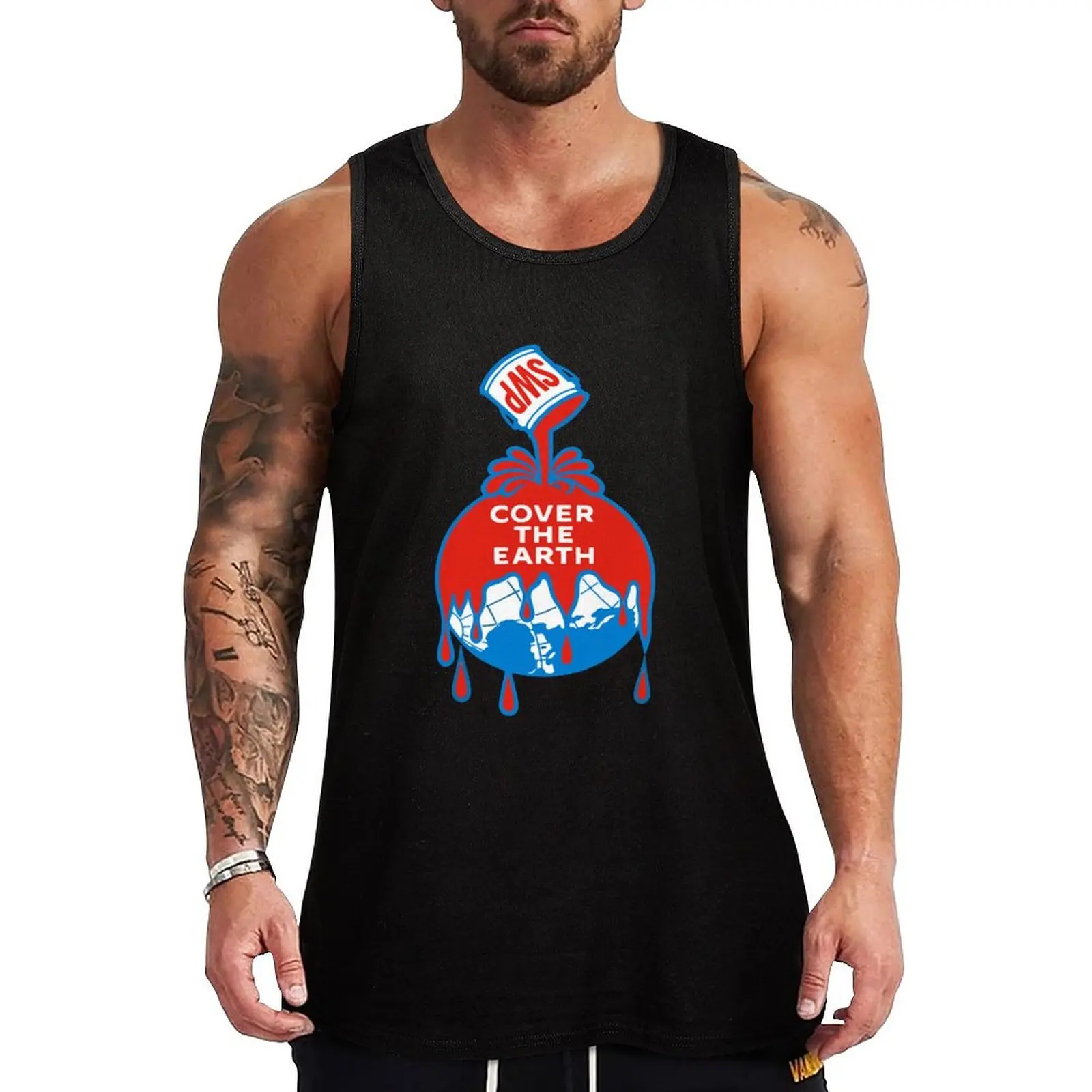 Sherwin Williams Cover The Earth Essential Tank Top Мужская летняя футболка без рукавов жилеты