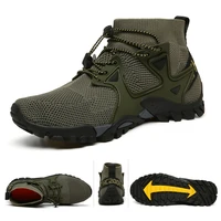 Мужские кроссовки для активного отдыха, дышащие, сетчатые, для походов, альпинизма, спорта, летняя обувь, размеры 36-47