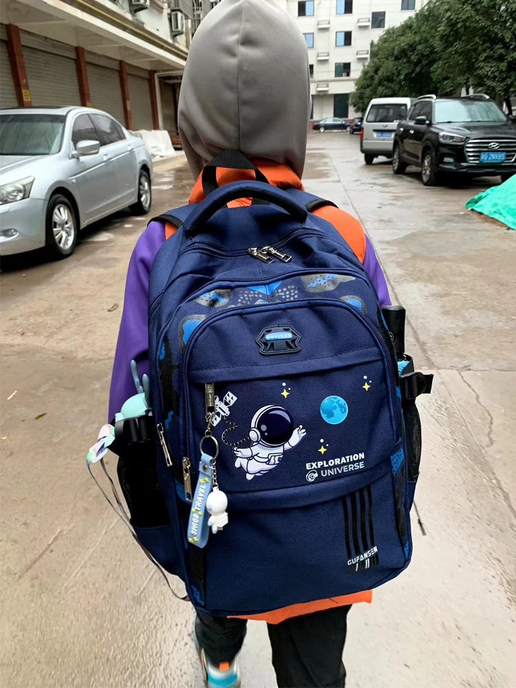 Top Quality Waterproof Children's Backpack Boys Girls Primary Schoolbag Large-Capacity Orthopedic Kids Backpack Mochila Infantil