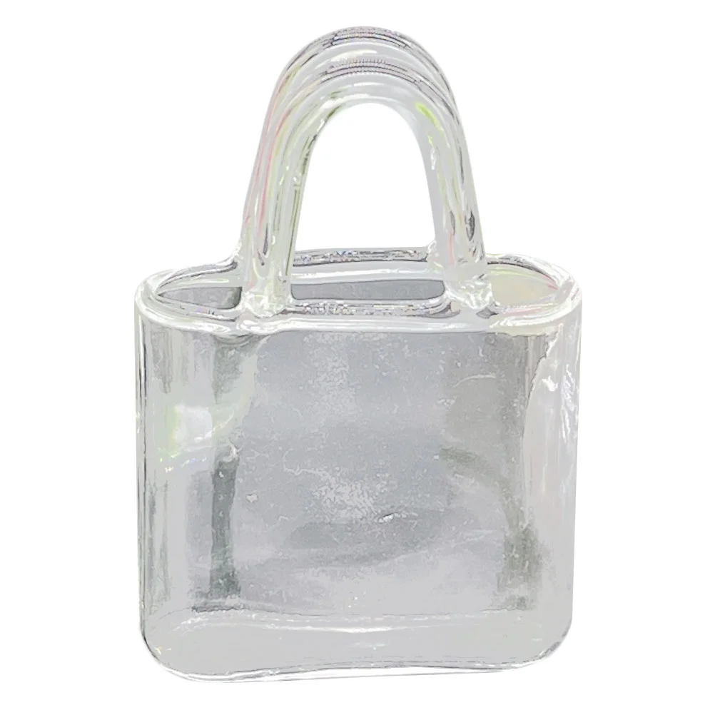 

Vase Miniature House Tiny Clear Kit Mini Flower Vases Bowl Tank Accessories Hydroponics Planter Blown Handbag Hand Toy Bubble