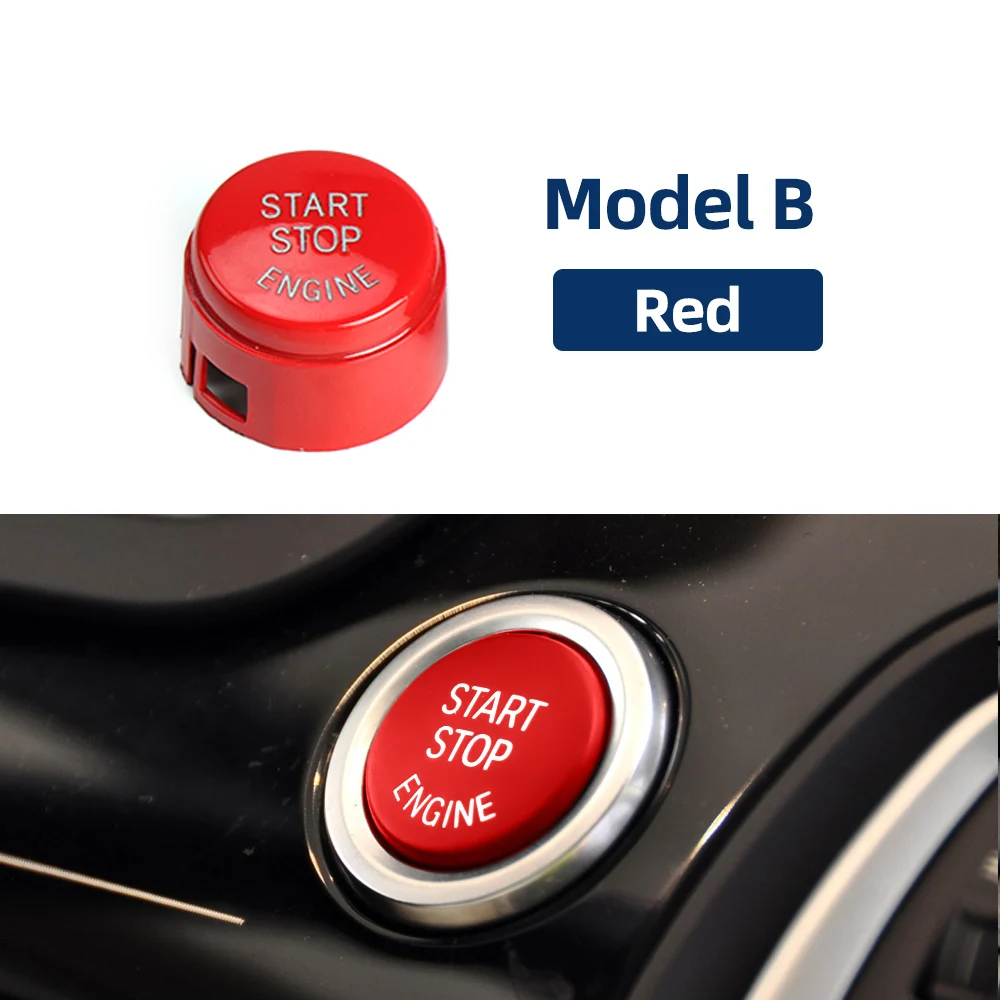 

Для BMW F10 F11 F06 F07 F02 F01 F30 F34 3 5 6 7Series Новая кнопка двигателя автомобиля Замена крышки STOP Переключатель Аксессуар Ключ Декор