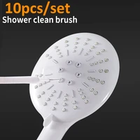 10pcsset shower cleaning brush small groove gap brushes shower head cleaning cell brush phone hole keyboards gap cleaning tools
