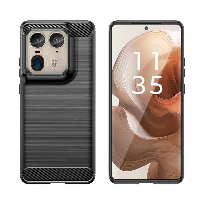 For Motorola Edge 50 Ultra 5G Etui odporne na wstrząsy Silikonowy zderzak Miękki silikon TPU Tylna pokrywa Matowe etui telefon Moto Edge50