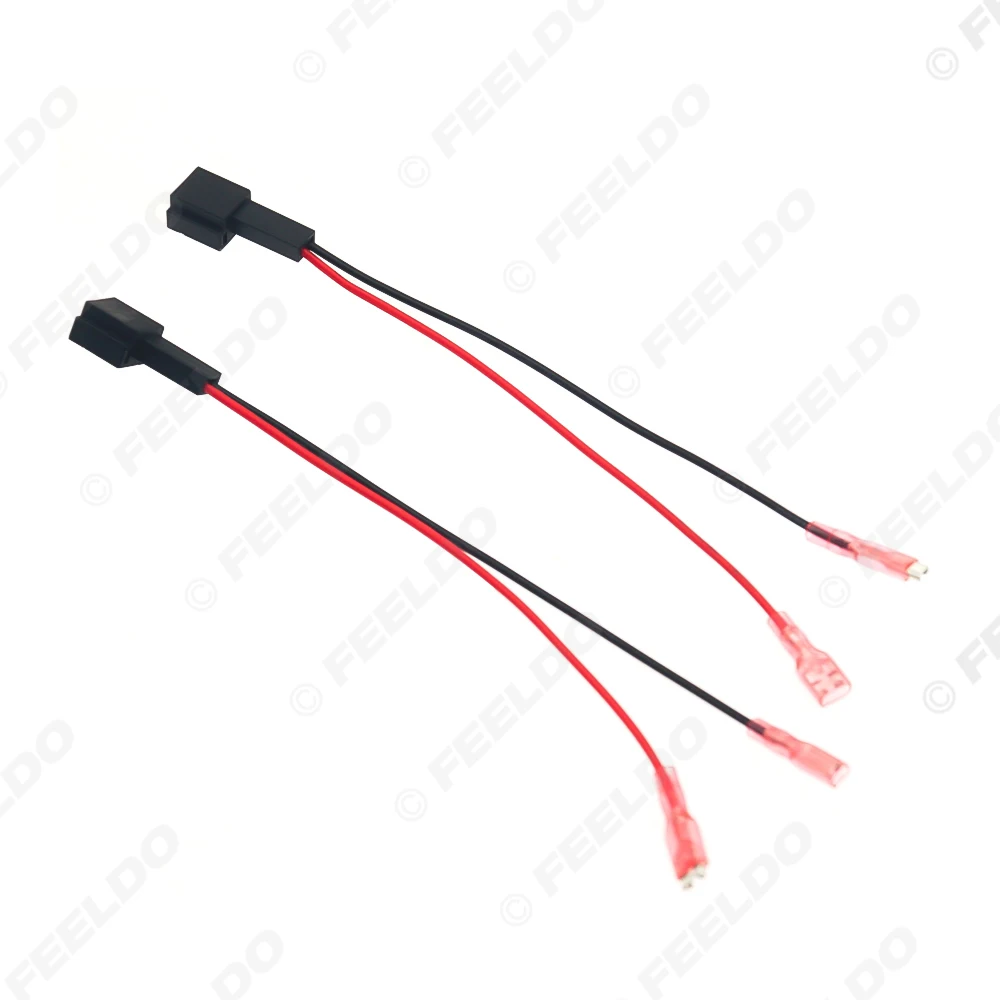 FEELDO автомобильные 2-контактные адаптеры проводки стерео динамика для Mercedes-Benz