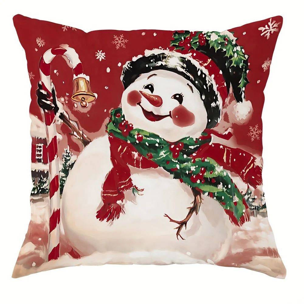 

Рождественские наволочки полиэстер велюр 40x40/45x45/50x50/60x60 см