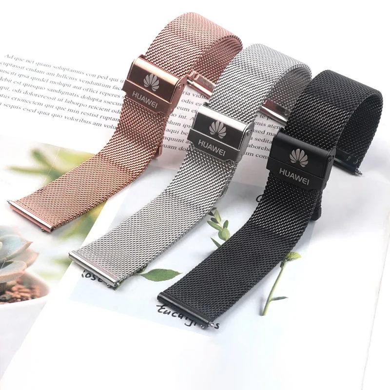 Huawei Original Milanese Strap Huawei Watchband for Huawei GT3 Pro /GT2 Pro/GT 2e/Magic 46mm,20mm/22mm Top Quality GT3 Watchband