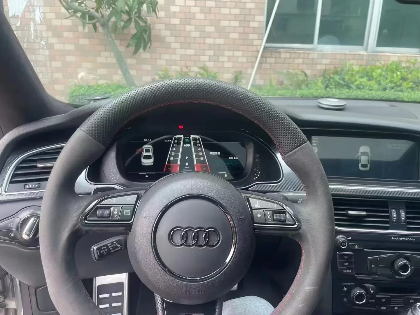 Krando 12 3 &quotприборной панели автомобиля цифровой кластер для A5 A5L S5 2009 - 2017