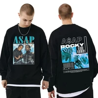 awesome hip hop rapper men women fashion loose street style sweatshirts cotton retro pullover male asap rocky print sweatshirt