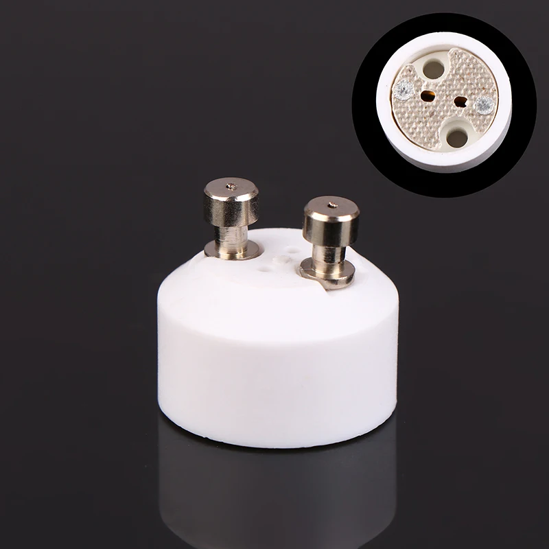 

GU10 To MR16 High Quality Ceramic Socket Base Halogen LED Light Bulb G4 GU5.3 GY6.35 Pin Adapter White Converter Lamp Holder New