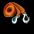 Сверхмощный автомобильный буксировочный трос, ремень, высокопрочный нейлоновый ремешок с прочным металлическим крючком, буксировочный кабель для прицепа