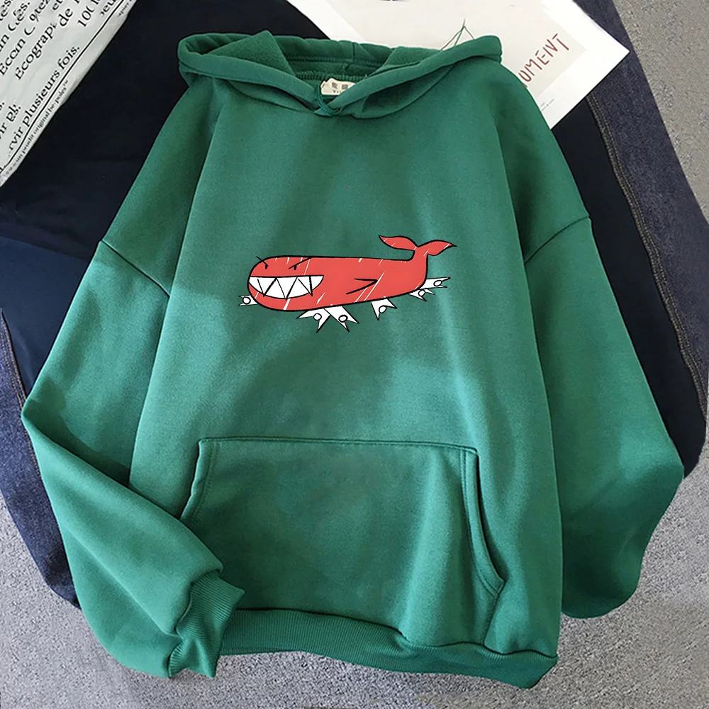 Nimona толстовка с капюшоном в стиле аниме повседневная и длинным рукавом