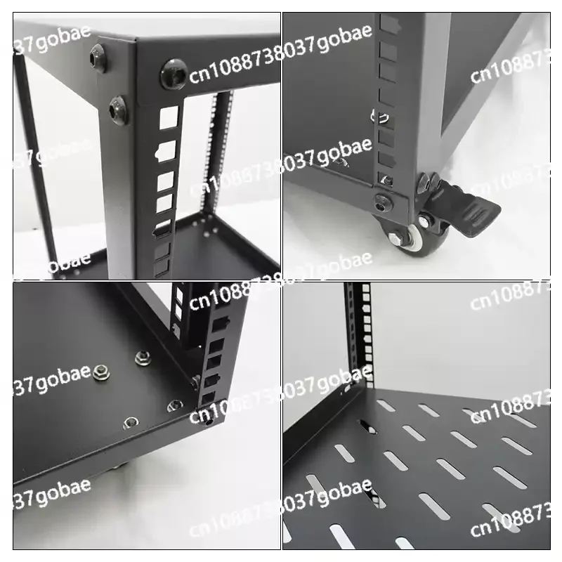Фото Кейс для микрофонного оборудования 12U/9U, простой, открытый, 19 дюймов, мобильный, для аудиоусилителей и оборудования, стандарт авиации №3
